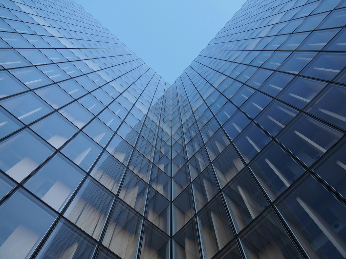 Modern glass office architecture